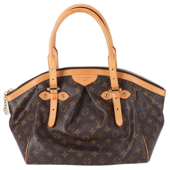 Louis Vuitton Tivoli GM Monogram Brown Large Top Zip Satchel Tote Handbag M40144 - Picture 1 of 10
